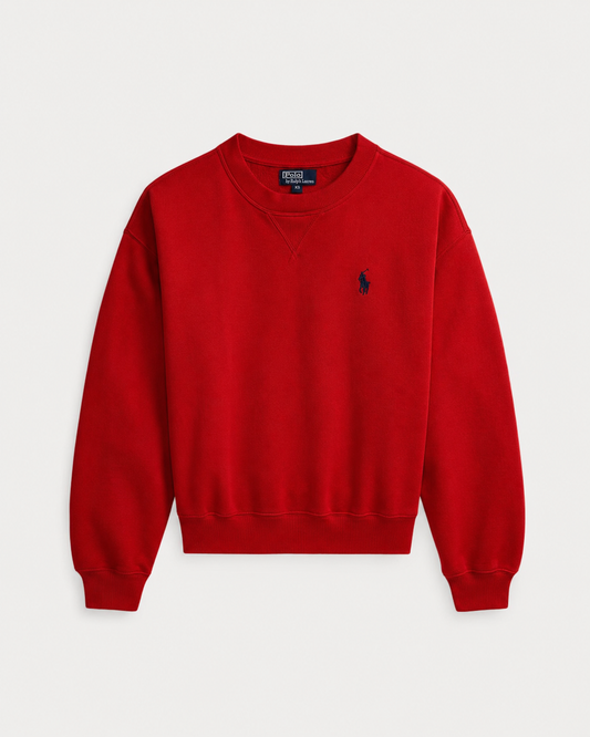 Women's Ralph Lauren Crewneck Sweater (Red)