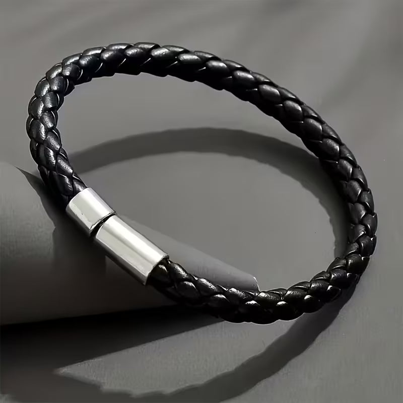 Men's Handwoven Bracelets (Black)