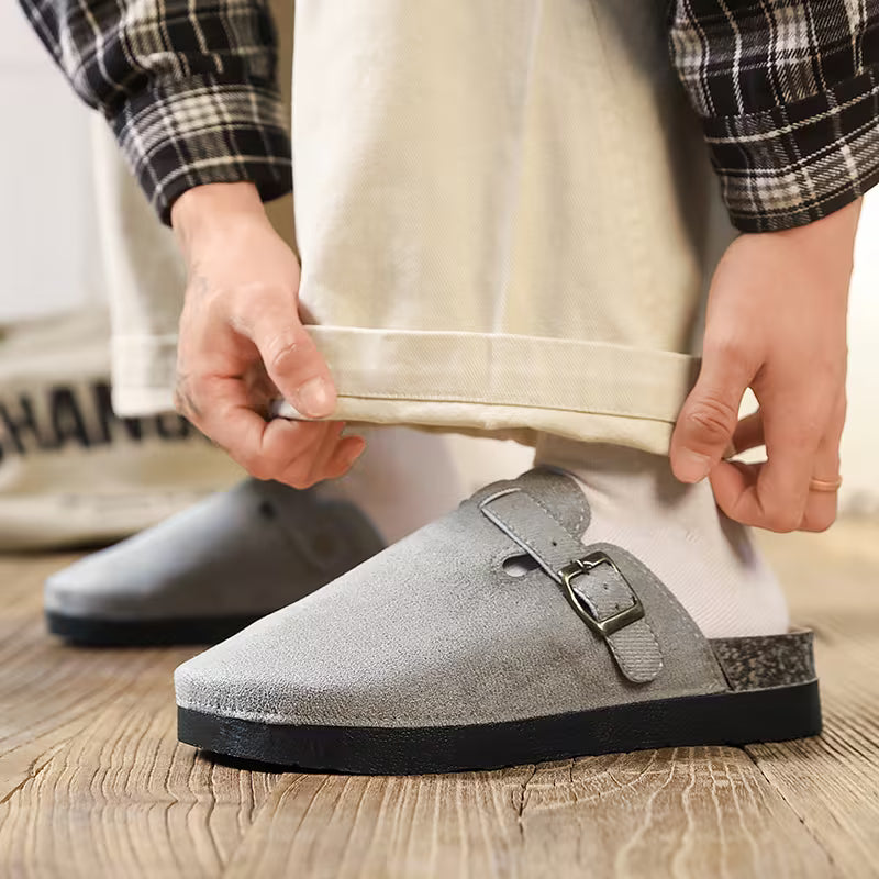 Men's Comfort Slippers (Grey)