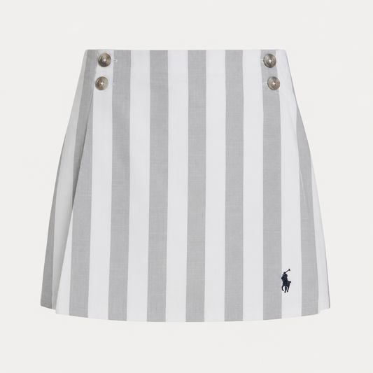 Women's Ralph Lauren Stripped Skorts (Grey)