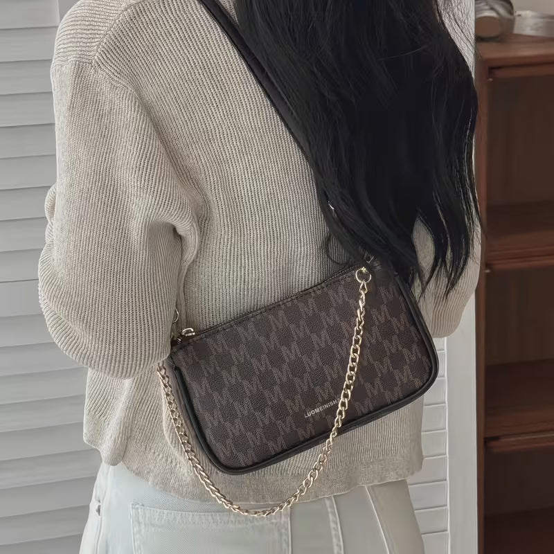 Women's Parisian Shoulder Bag (Coffee)