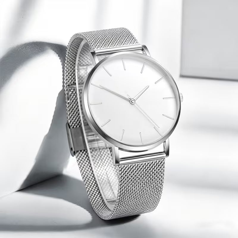 Men's Classic Round Watch (Stainless Steel)