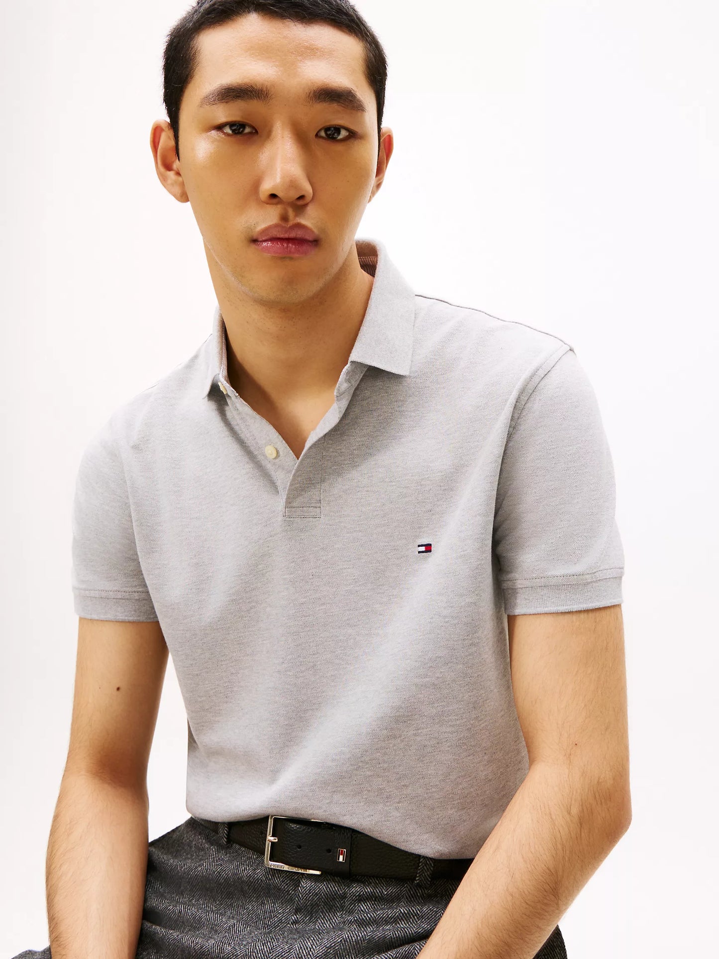 Men’s Tommy Hilfiger Polo Shirt (Grey)