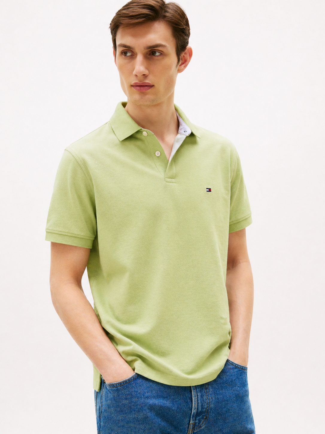 Men’s Tommy Hilfiger Polo Shirt (Green)