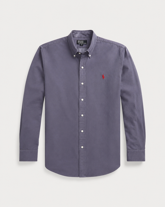 Men's Ralph Lauren Linen Shirt (Dark Grey)