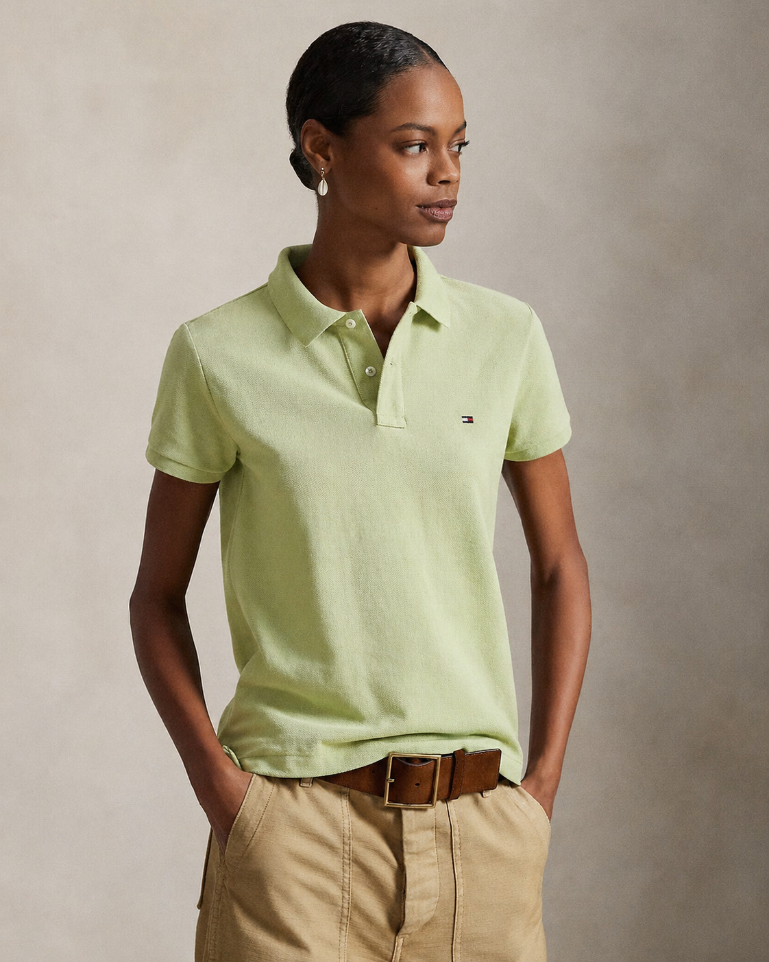 Women’s Tommy Hilfiger Polo Shirt (Green)