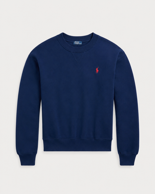 Women's Ralph Lauren Crewneck Sweater (Denim Blue)