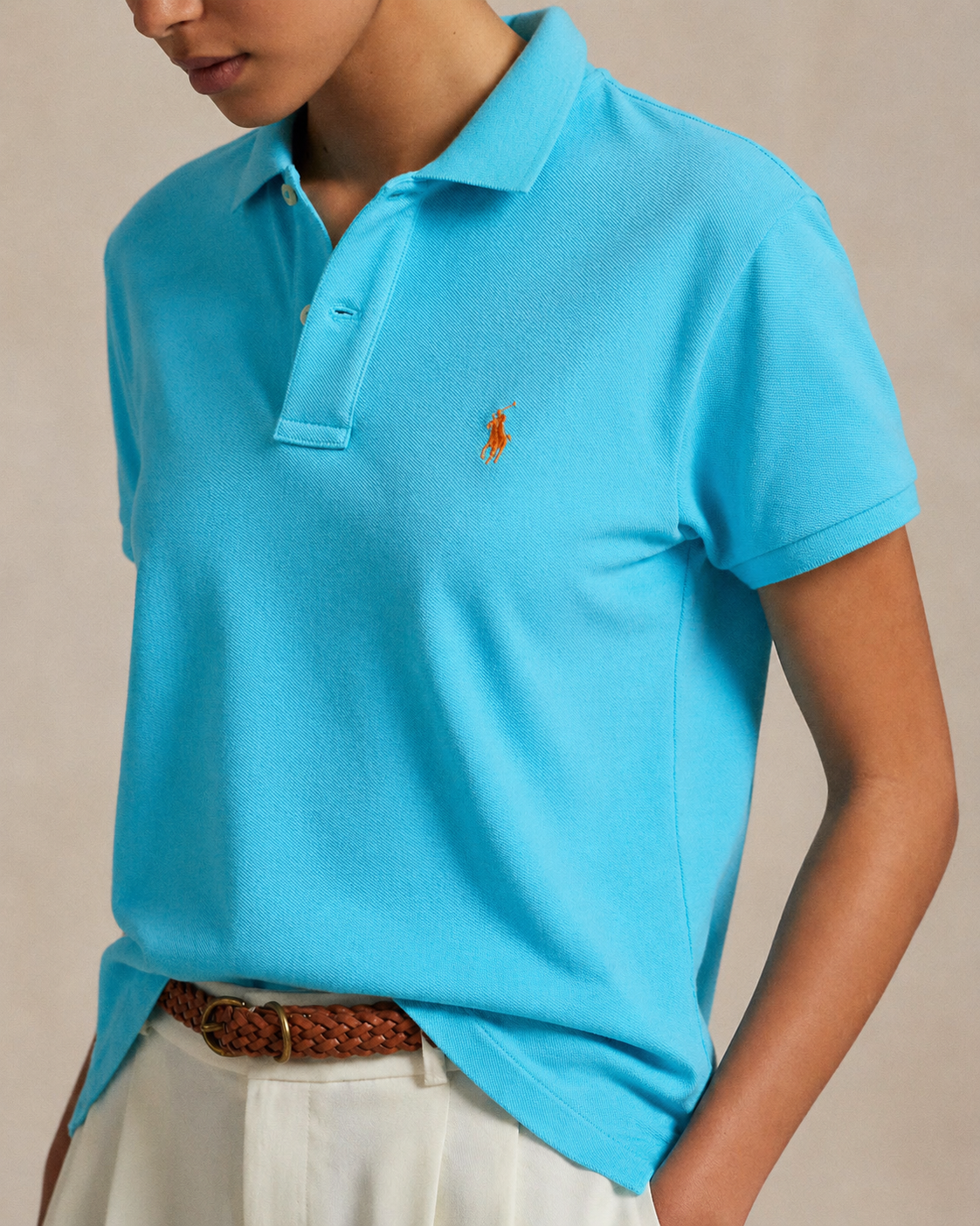 Women's Ralph Lauren Polo Shirt (Teal)