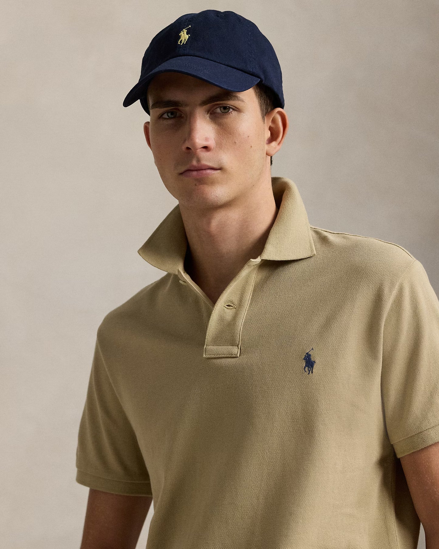 Men's Ralph Lauren Polo Shirt (Light Brown)