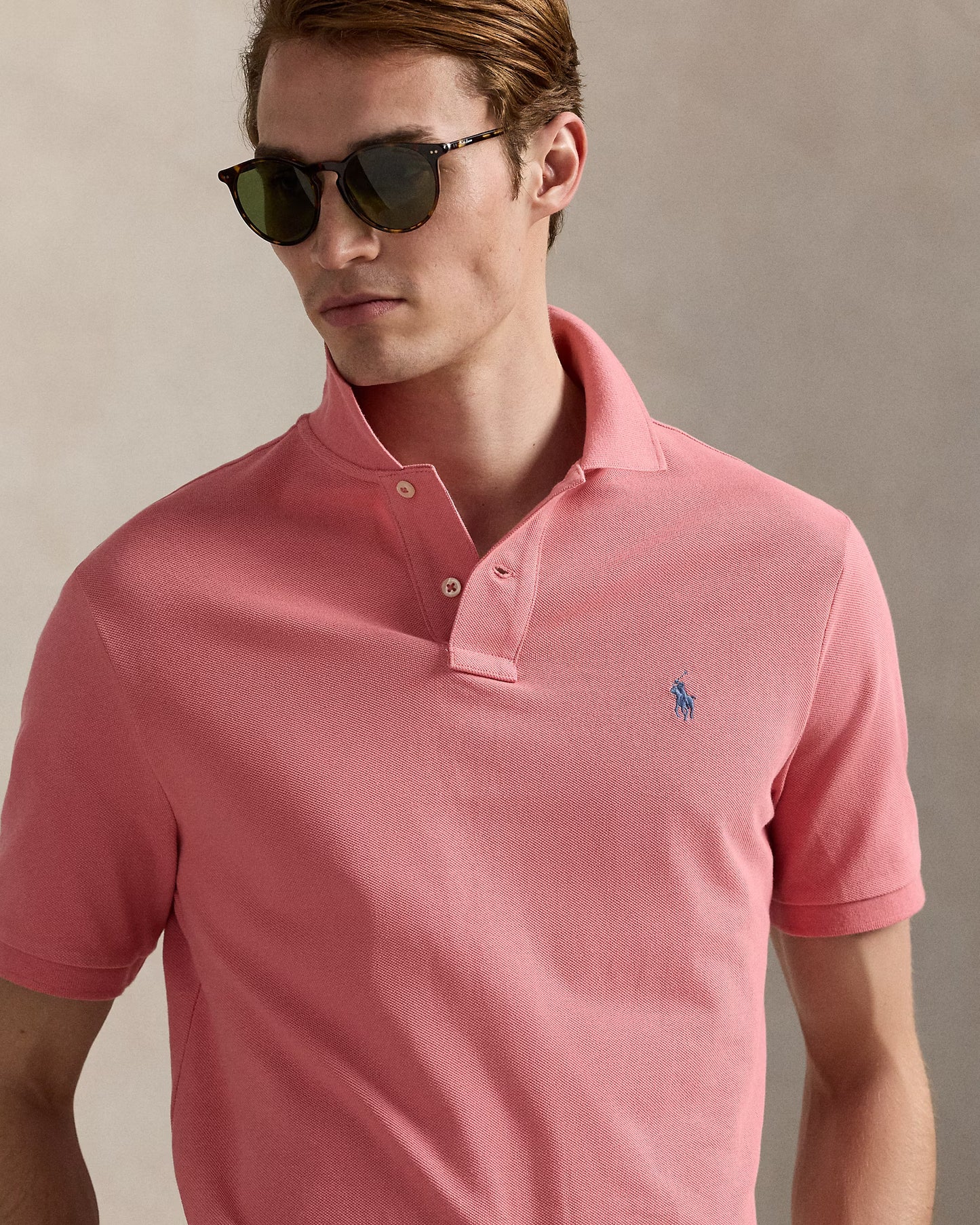 Men's Ralph Lauren Polo Shirt (Bois De Rose)