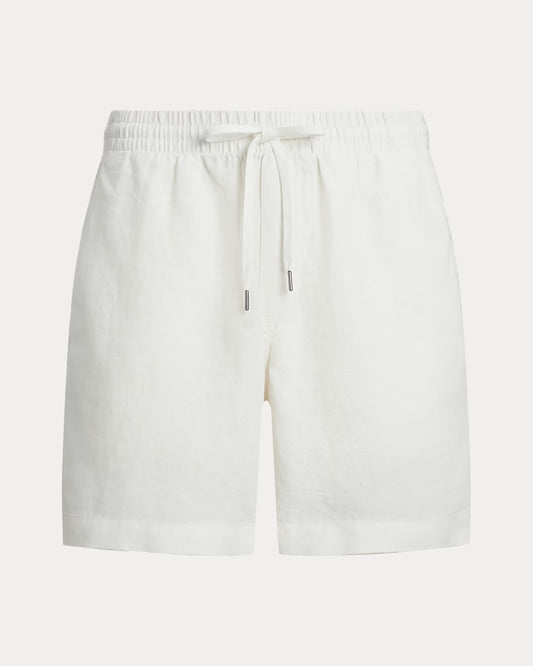Men's Ralph Lauren Linen Shorts (White)