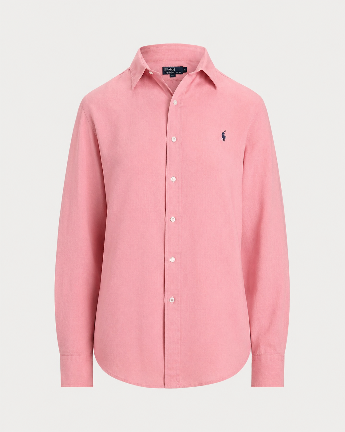 Women's Ralph Lauren Linen Shirt (Pink)