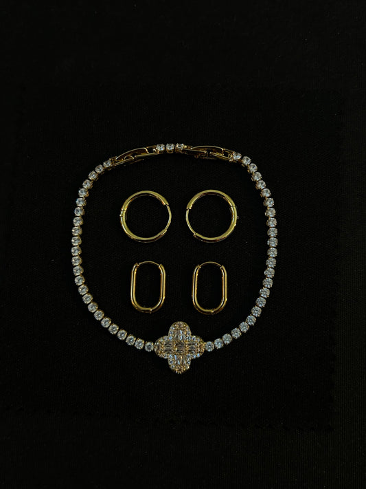 Flexagain’s Aurum Flower Bracelet Set