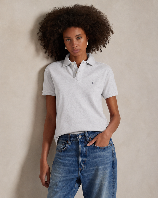 Women’s Tommy Hilfiger Polo Shirt (Grey)