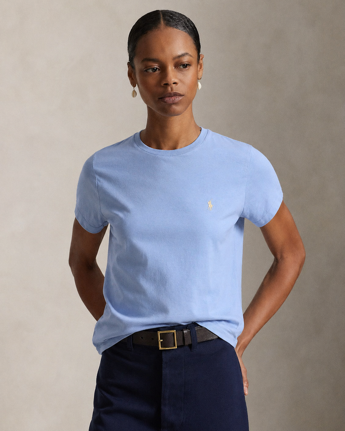 Women’s Ralph Lauren T-Shirt (Light Blue)
