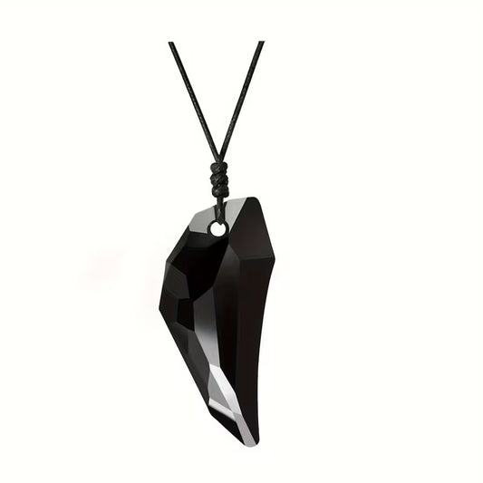 Men's Wolf Tooth Necklace (Black)