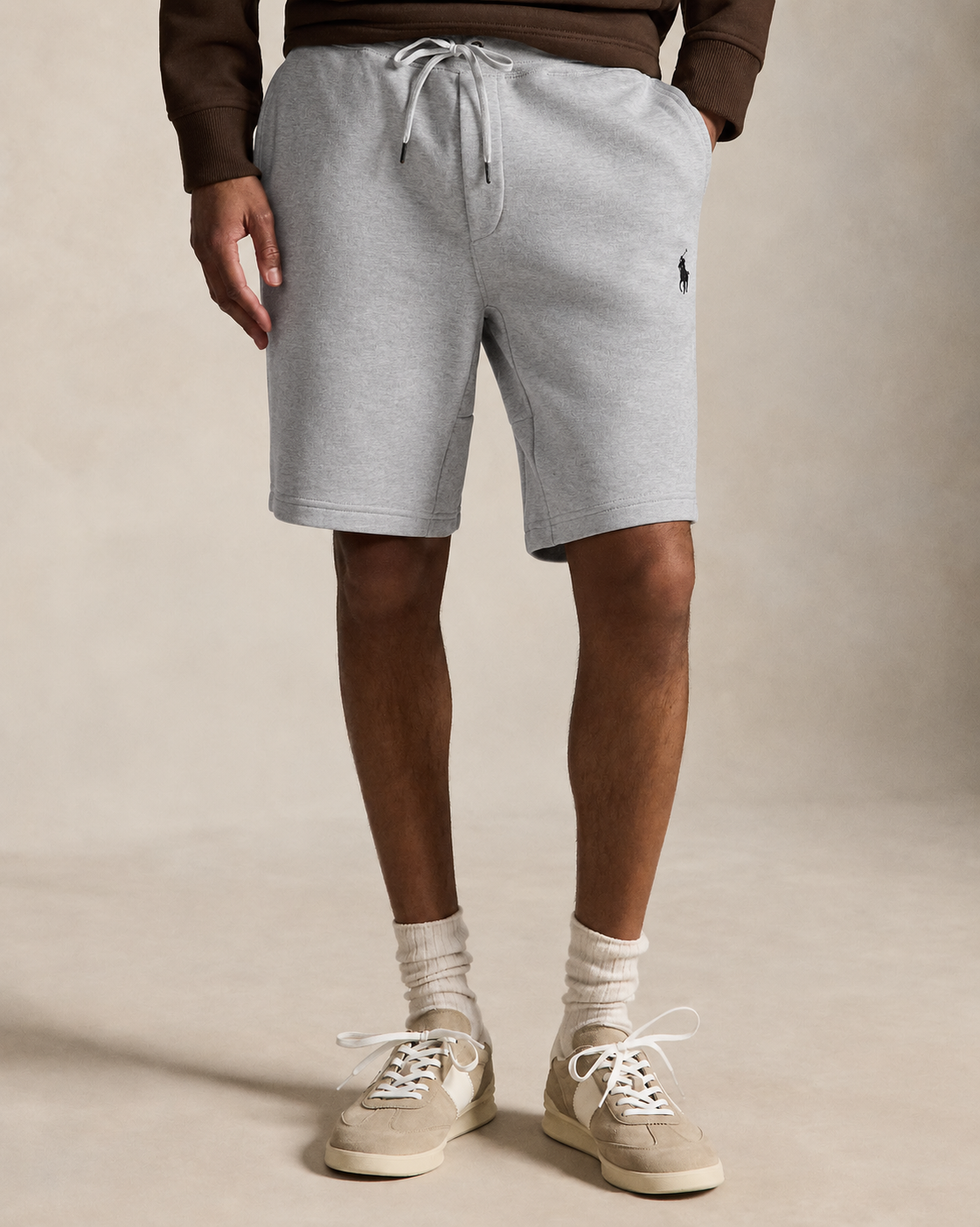 Men's Ralph Lauren Fleece Shorts (Grey)