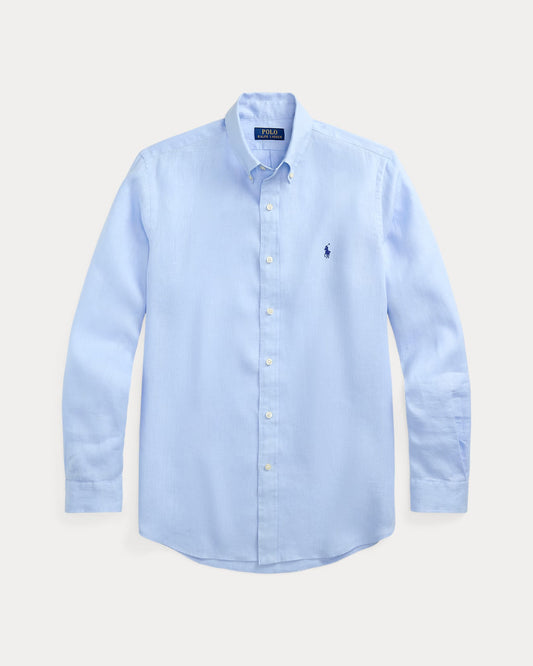 Women's Ralph Lauren Linen Shirt (Blue)