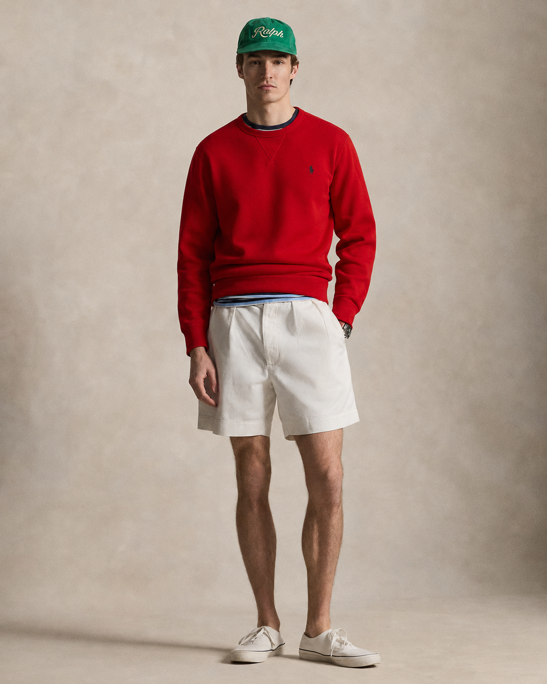 Men's Ralph Lauren Crewneck Sweater (Red)