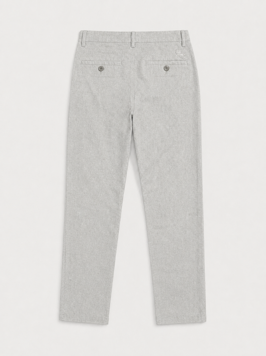Men's Burberry Pants (Light Grey)