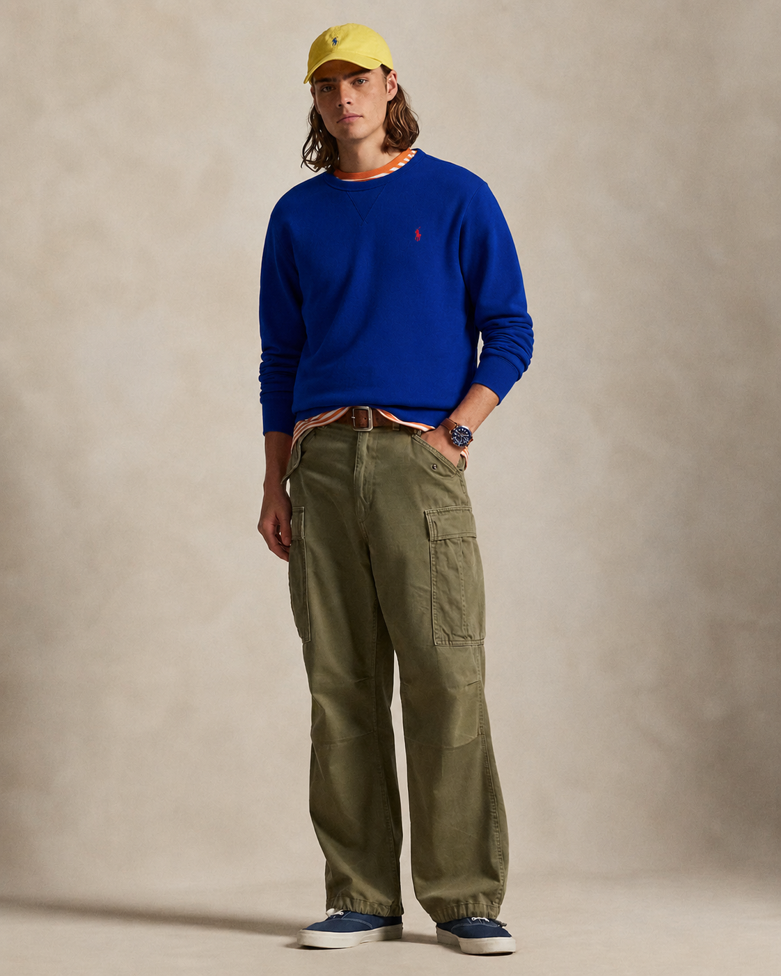 Men's Ralph Lauren Crewneck Sweater (Royal Blue)