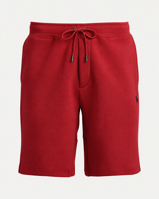 Women's Ralph Lauren Fleece Shorts (Red)