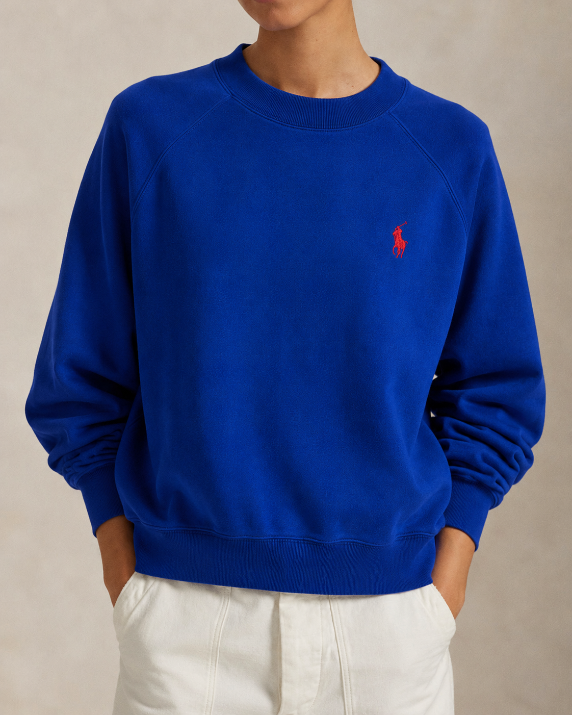 Women's Ralph Lauren Crewneck Sweater (Royal Blue)