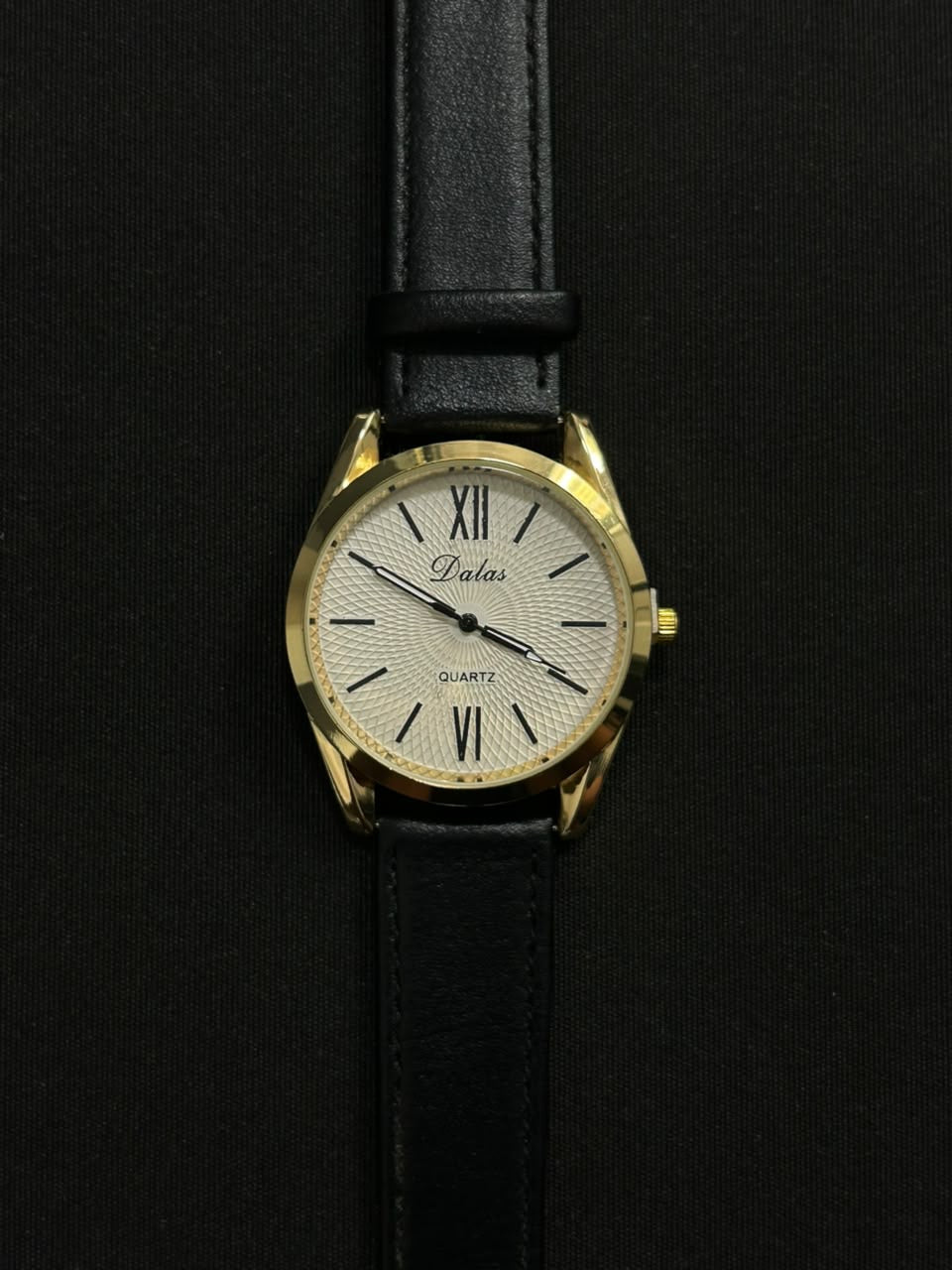Flexagain’s Dalas Vintage Watch (Black)