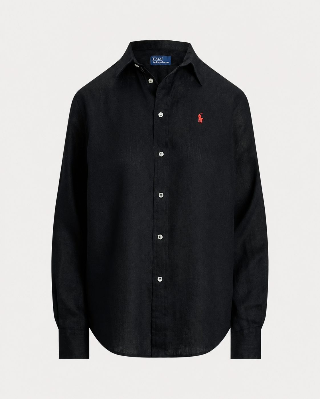 Women's Ralph Lauren Linen Shirt (Black)