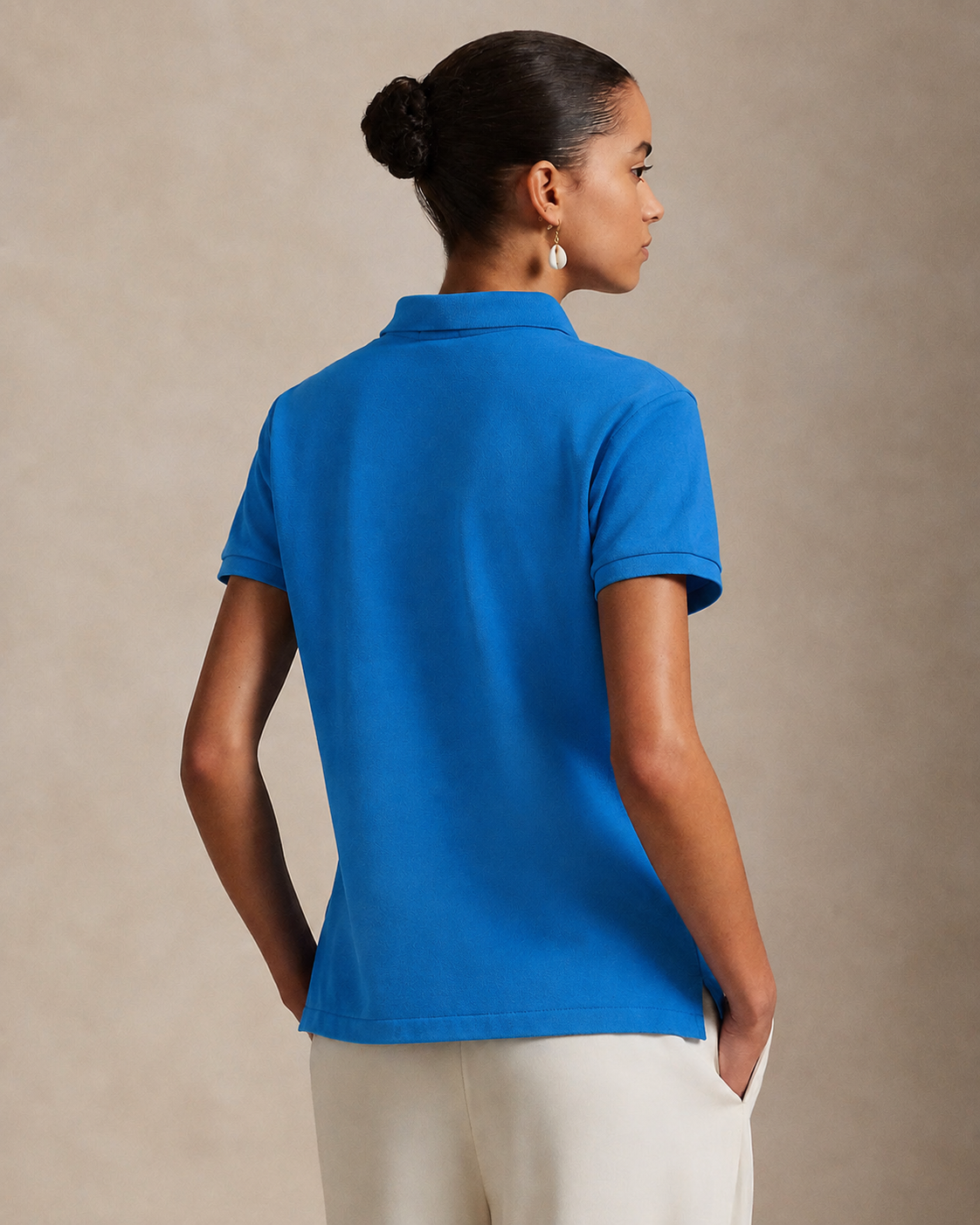Women's Ralph Lauren Polo Shirt (Light Blue)