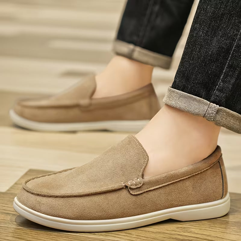 Men's Classic Loafers (Beige)