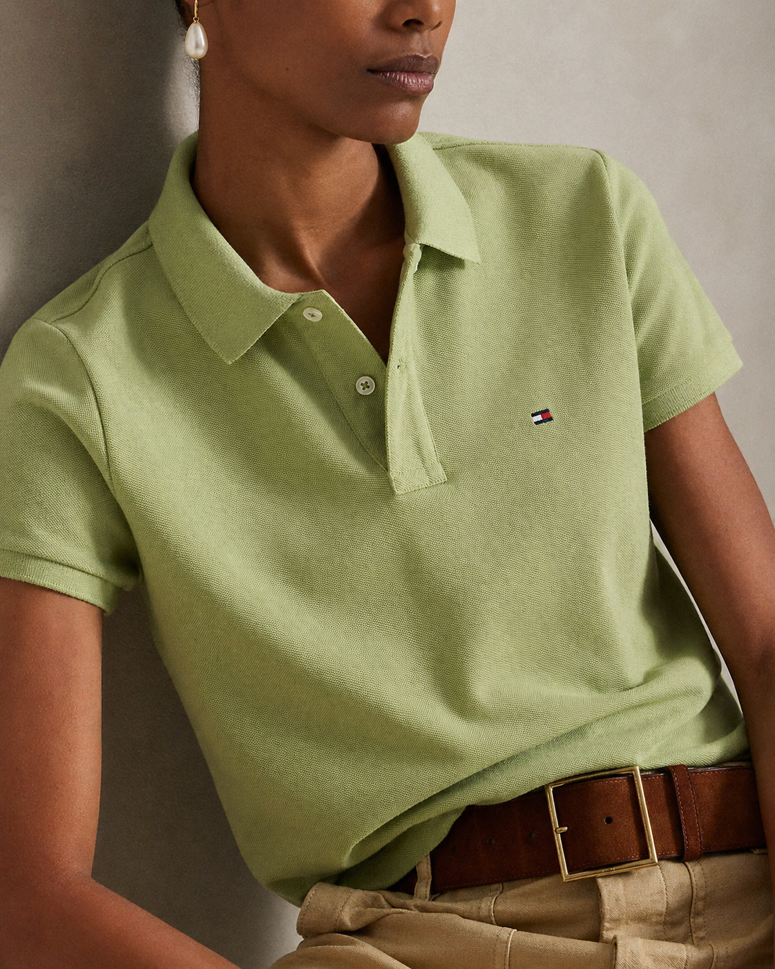 Women’s Tommy Hilfiger Polo Shirt (Green)