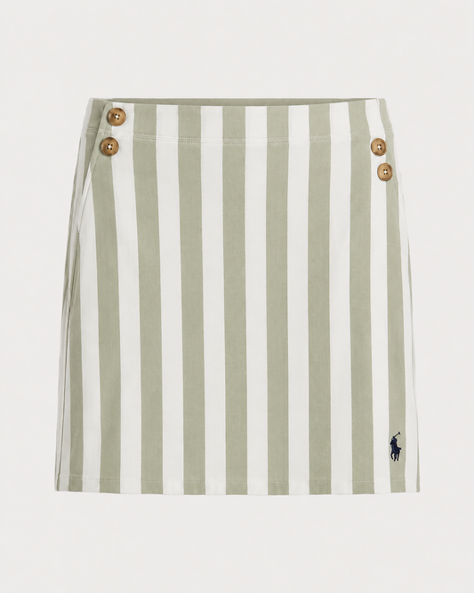 Women's Ralph Lauren Stripped Skorts (Green)
