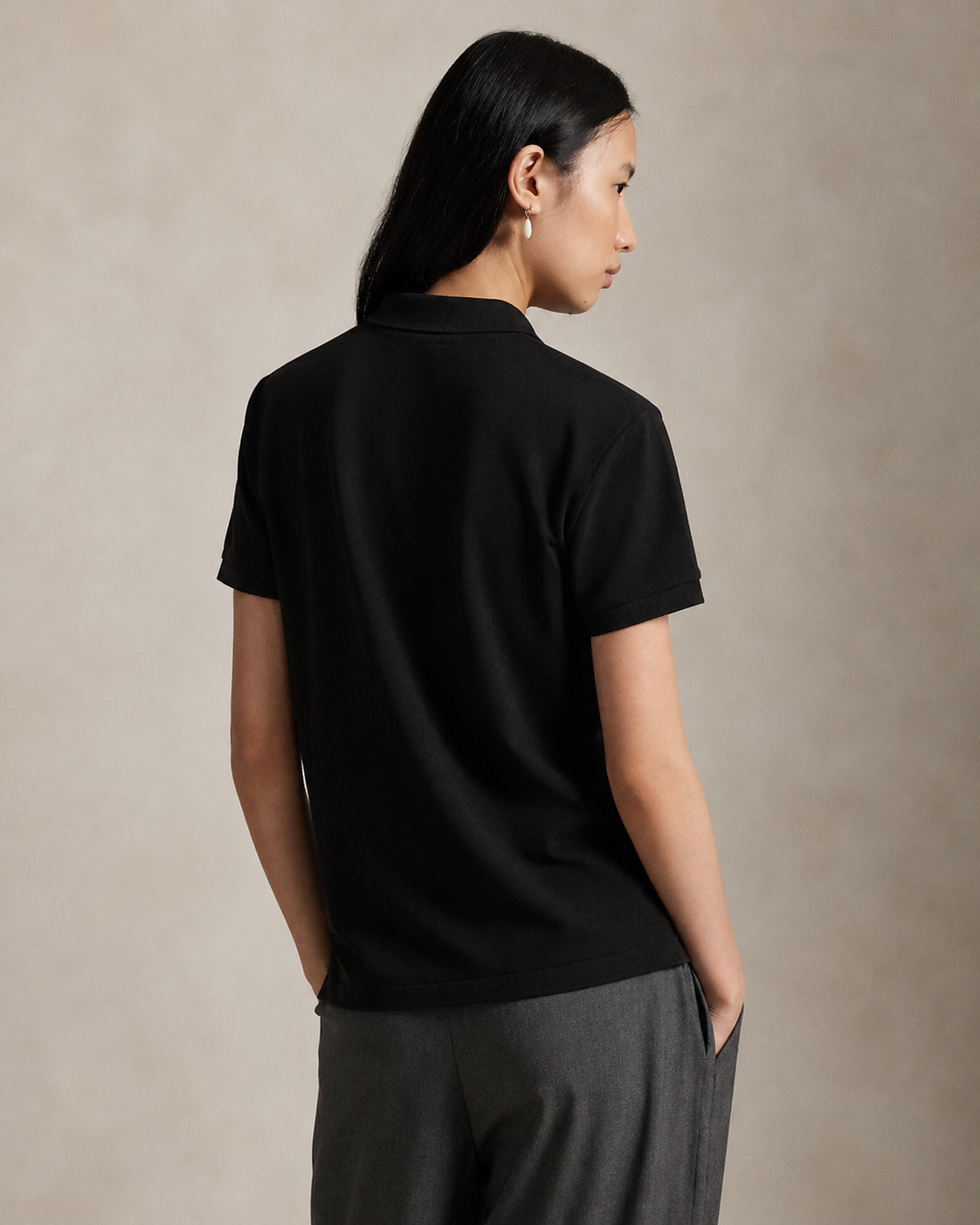 Women’s Tommy Hilfiger Polo Shirt (Black)