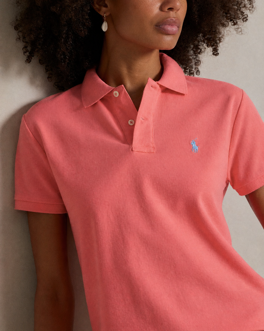 Women's Ralph Lauren Polo Shirt (Pink)