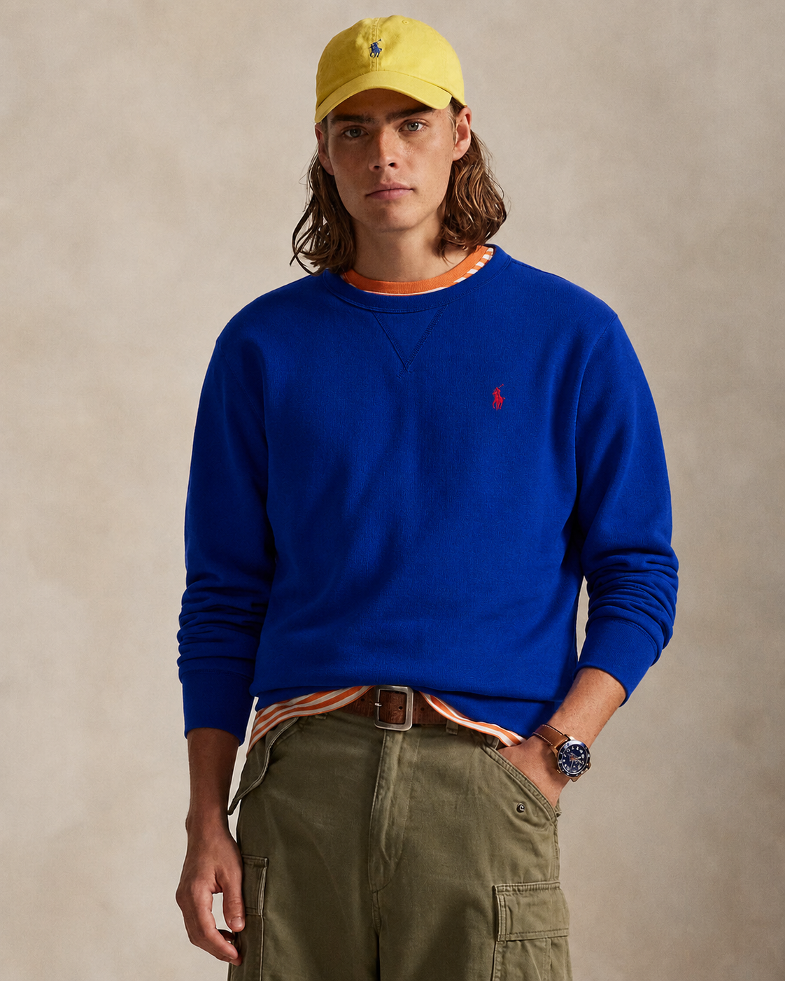 Men's Ralph Lauren Crewneck Sweater (Royal Blue)