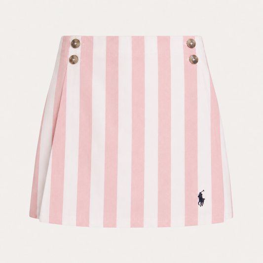 Women's Ralph Lauren Stripped Skorts (Pink)