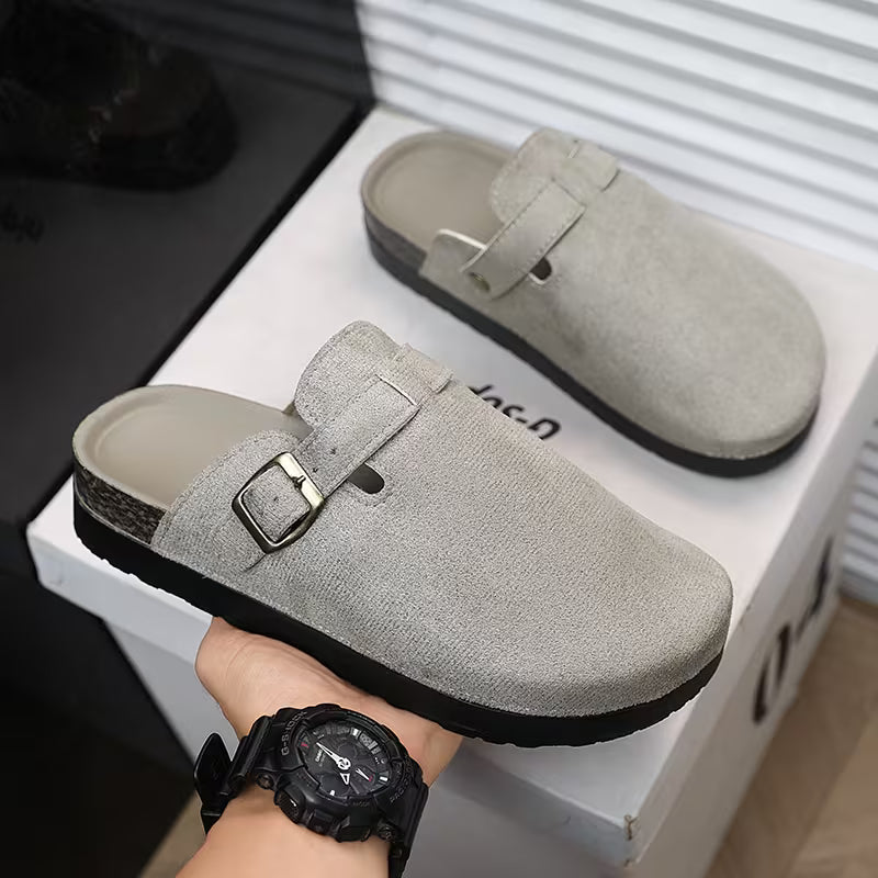 Men's Comfort Slippers (Grey)