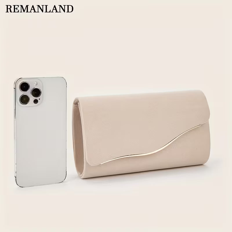 Women's Luxury Clutch Bag (Apricot)