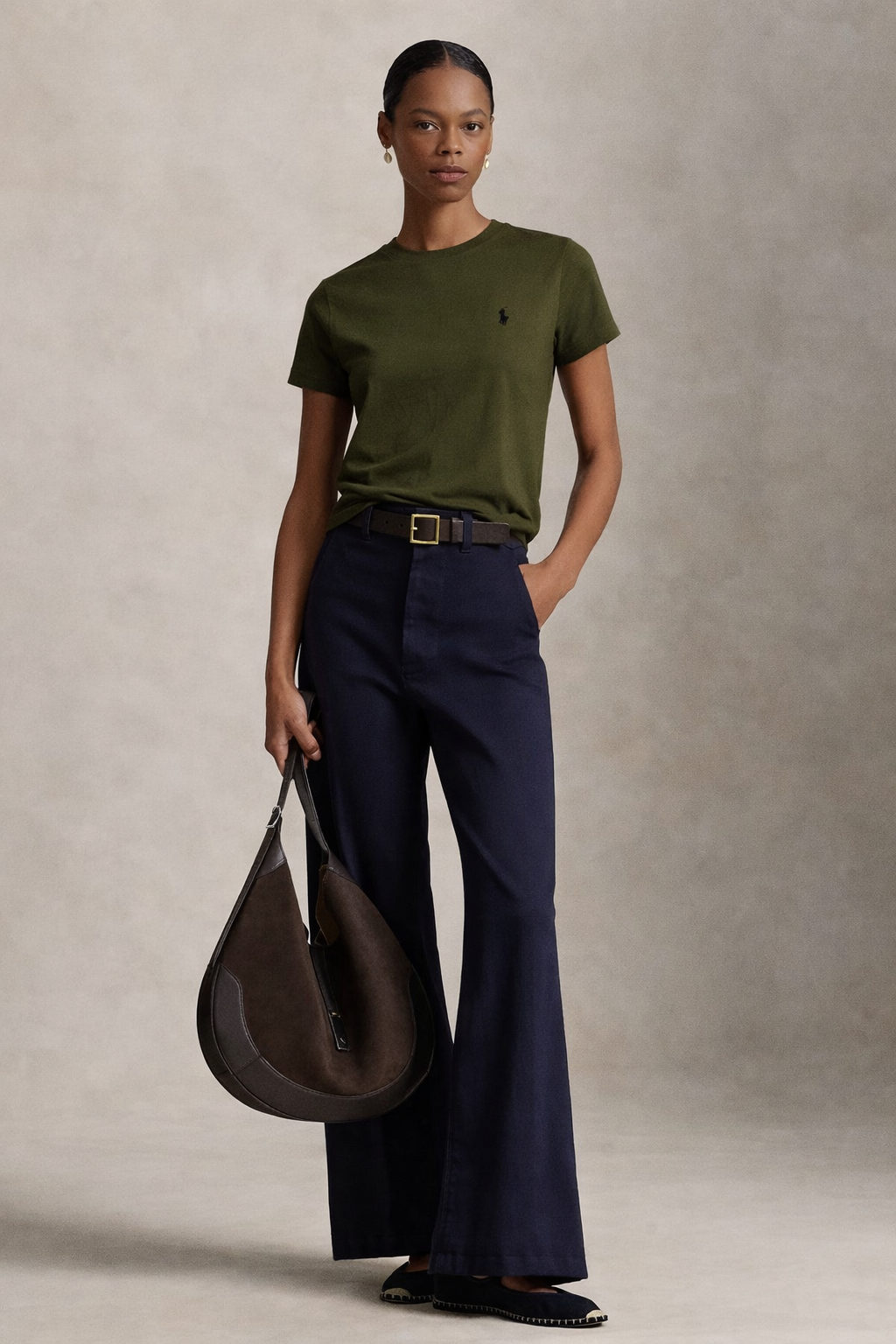 Women’s Ralph Lauren T-Shirt (Seaweed Green)