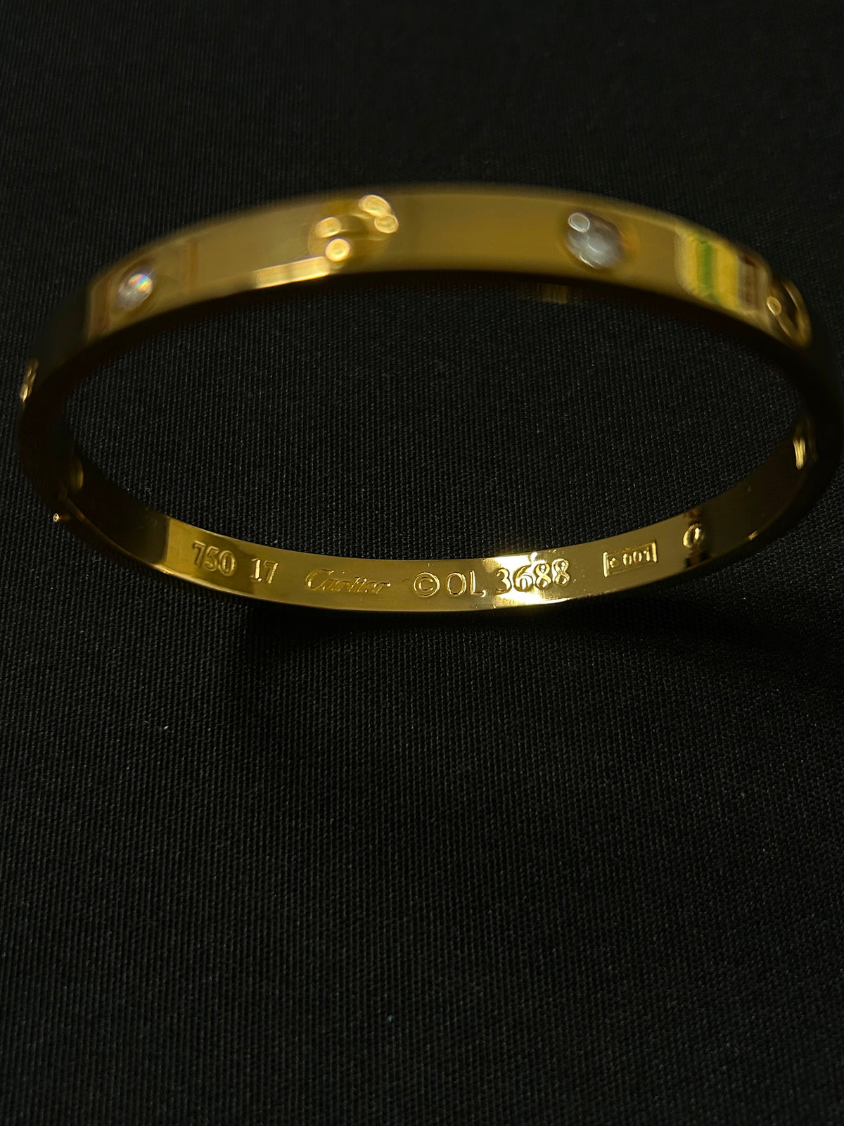 Flexagain’s Cartier Love Bracelet (18ct Gold With Zircon)