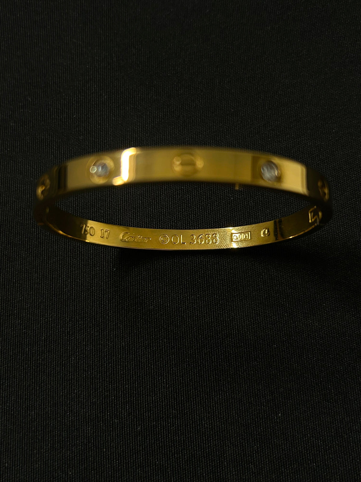 Flexagain’s Cartier Love Bracelet (18ct Gold With Zircon)