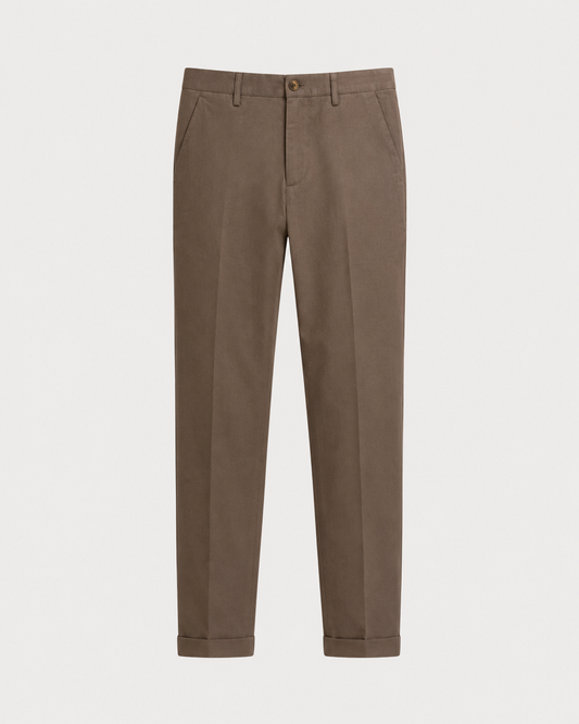 Men's Ralph Lauren Button Linen Pants (Khaki)