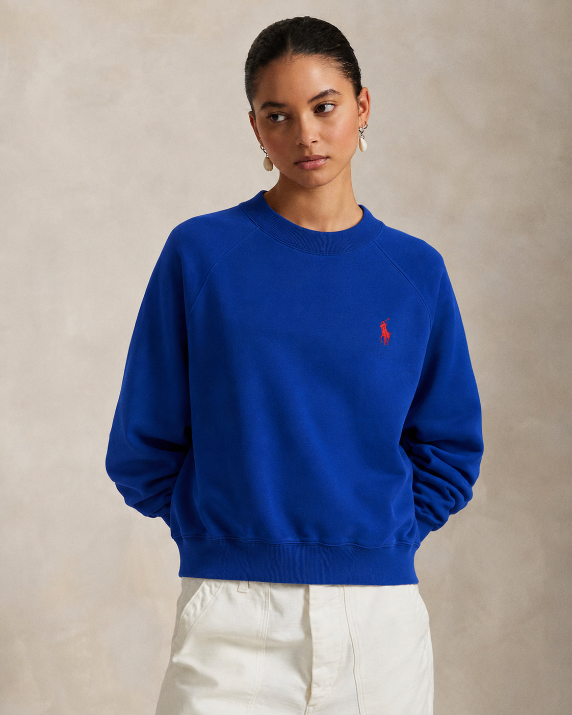 Women's Ralph Lauren Crewneck Sweater (Royal Blue)