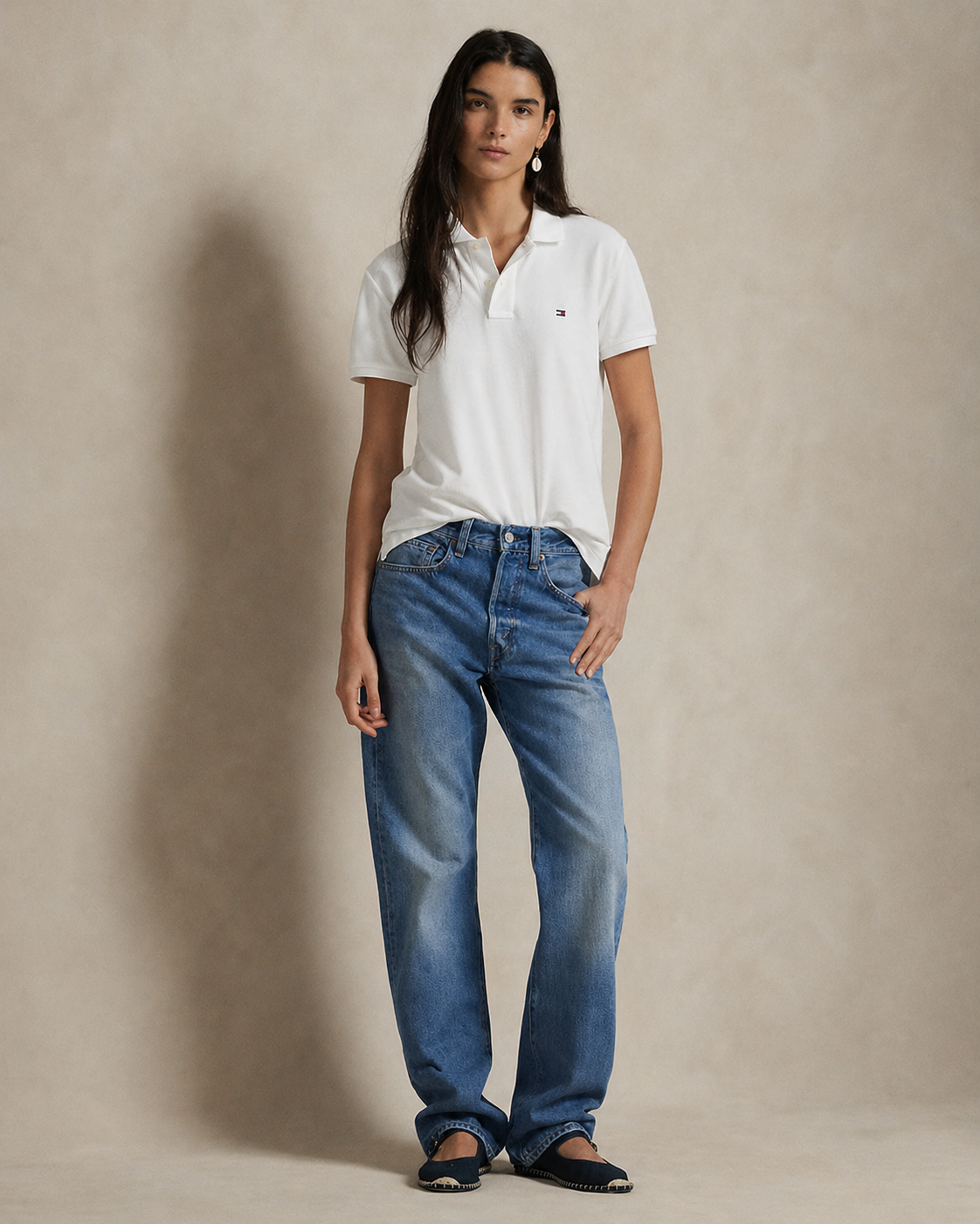 Women’s Tommy Hilfiger Polo Shirt (White)