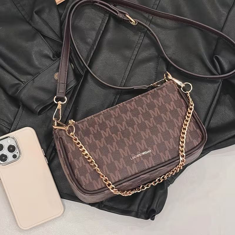 Women's Parisian Shoulder Bag (Coffee)