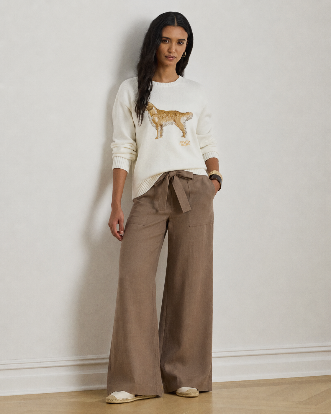 Women's Only Linen Pants (Brown)