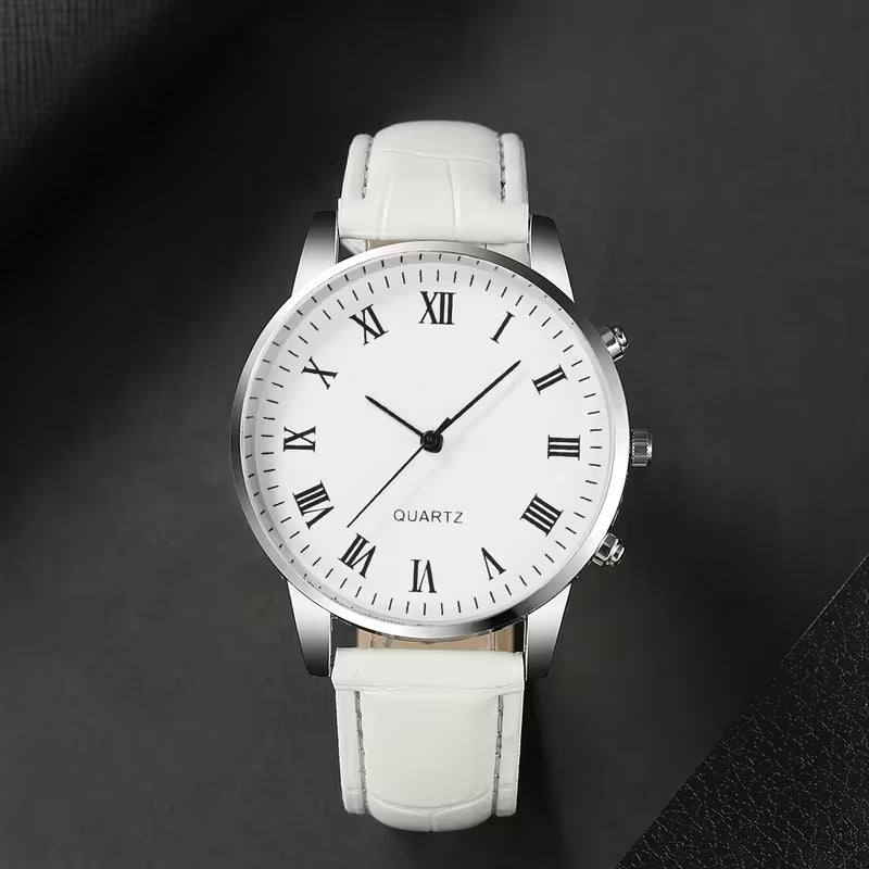 Men's Luxury Quartz Watch (White)
