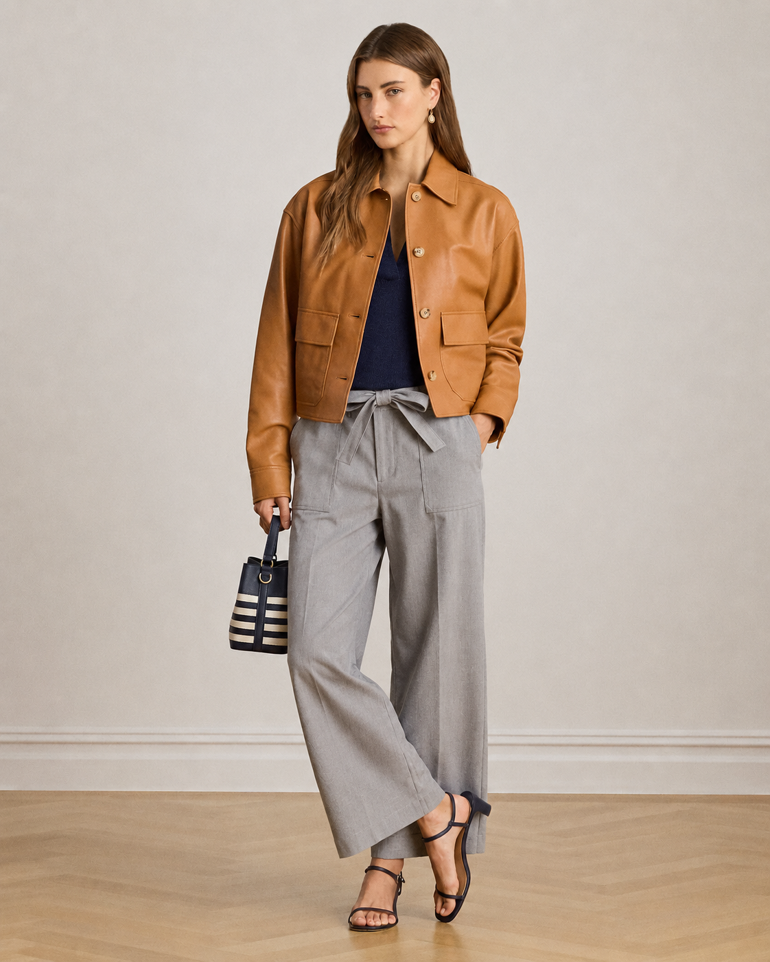 Women's Only Linen Pants (Beige)
