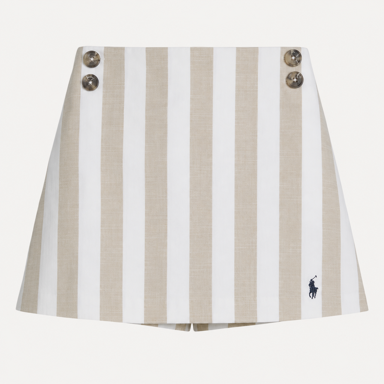 Women's Ralph Lauren Stripped Skorts (Beige)